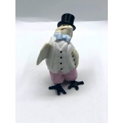 Фарфоровая статуэтка "Цыпленок-буржуа" Российская империя частный завод  ХIХ в 