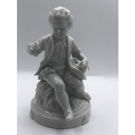 Фарфоровая композиция "Юноша" Германия UNTERWEISSBACH 1940-ее гг 