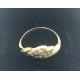 Золотое женское  кольцо с фианитами(золото 583 пр фианиты) СССР ХX в 