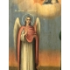  Икона "Ангел Хранитель Св. Григорий Богослов" Российская империя ХIХ в 