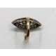 Золотое кольцо с бриллиантами  (золото 56 пробы бриллианты 8 шт) Российская империя ХIХ в 