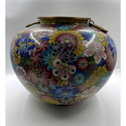 Ваза для цветов Китай Клуазоне (Cloisonne) 1920-1930-е гг