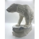 Фарфоровая статуэтка "Белый медведь на льдине" Германия Sitzendorf нач. ХХ в