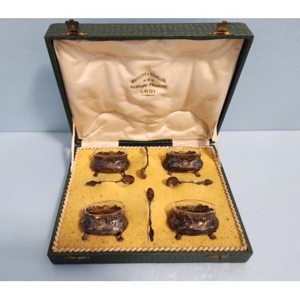 Набор серебряных солонок (800 проба) Европа ХIХ в 