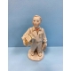 Фарфоровая статуэтка "Мальчик со скворечником" СССР Дулево 1954 г       