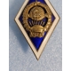 Нагрудный знак(ромб) выпускника советского университета.