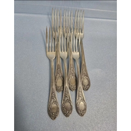 Серебряные вилки 6 шт.