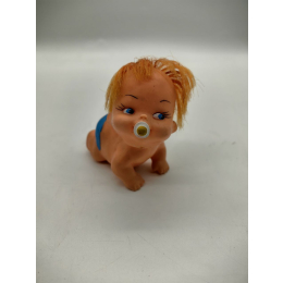 Игрушка резиновая кукла " Пупс малыш с соской" Югославия.