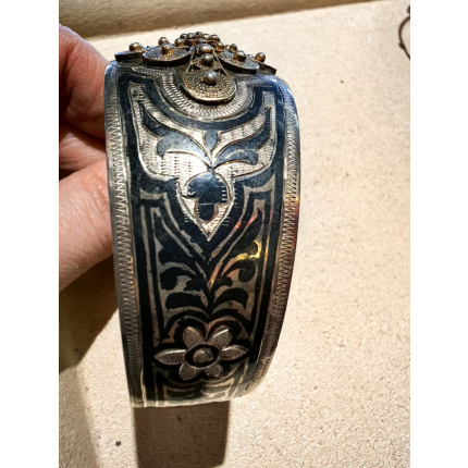  Серебряные браслет и кольцо. Кубачи.