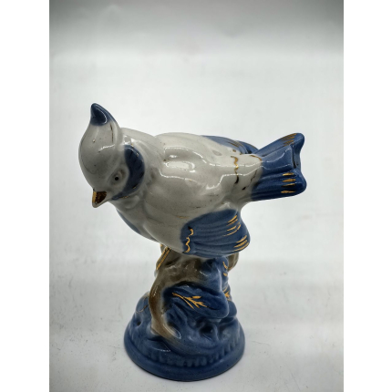 Фарфоровая статуэтка " Воробушек" Гжель