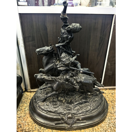 Чугунная экспозиция "Джигитовка " 19 Век.