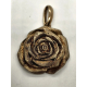 Винтажные серебряные кольцо и подвеска "Роза" Италия.