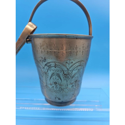 Винтажное латунное ведерко для льда. Индия.