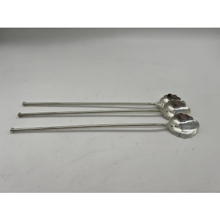 Серебряные ложечки для коктейля. 