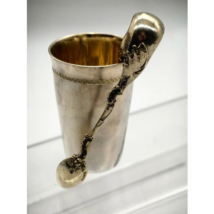 Серебряные щипчики для сахара. Европа.