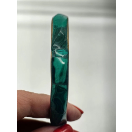 Винтажный малахитовый браслет. СССР