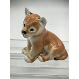 Фарфоровая статуэтка " Львенок" ЛФЗ