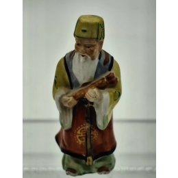 Фарфоровая статуэтка "Семь мудрецов бамбуковой рощи" Китай.