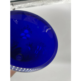 Ваза. Двухслойное стекло. Богемия.