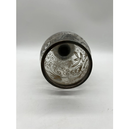 Винтажная ваза. Роспись серебром.