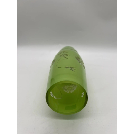 Ваза из зеленого стекла. СССР