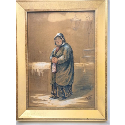 Картина " Горожанка" 1857г. Жуковский Р.К